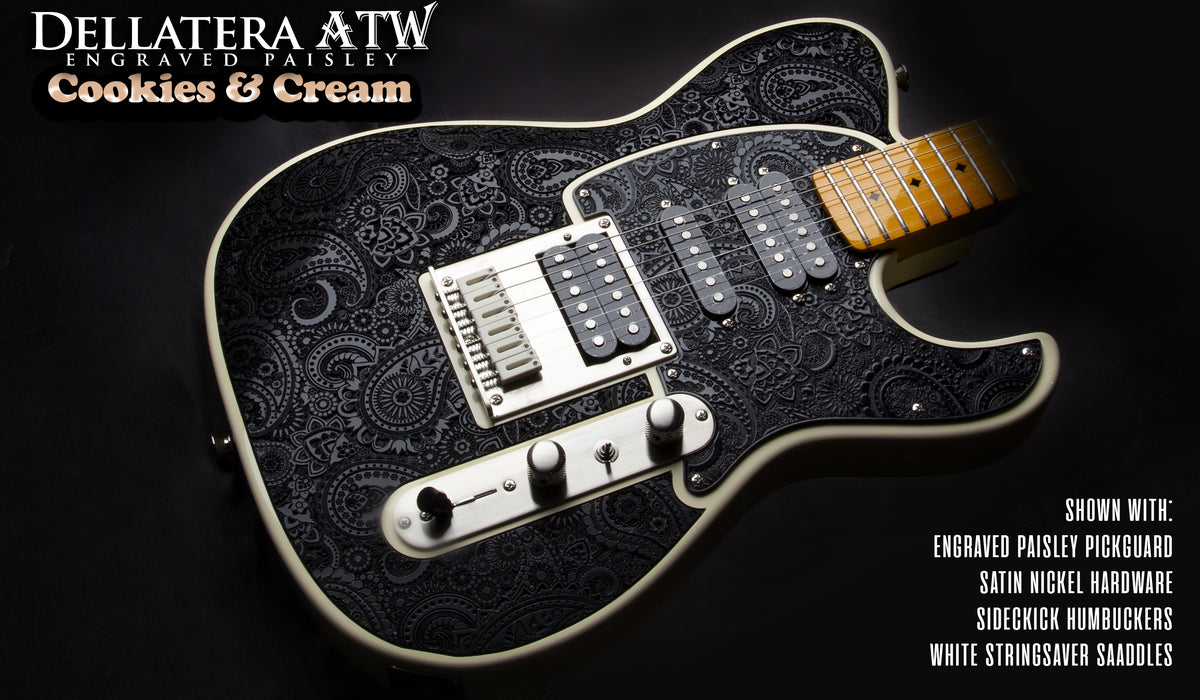 DELLATERA ATW ENGRAVED PAISLEY - COOKIES AND CREAM – DZPL