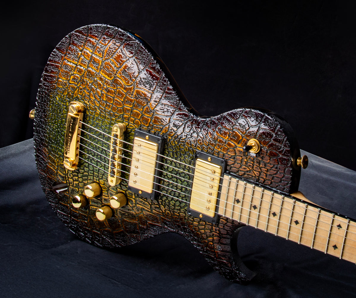 USA LAVOCE BLONDEBOARD - ENGRAVED CROCSKIN - READY TO SHIP – DZPL