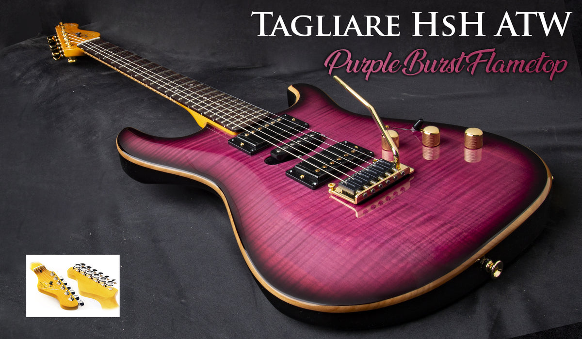 TAGLIARE H-S-H ATW CUSTOM SHOP PURPLE BURST - READY TO SHIP
