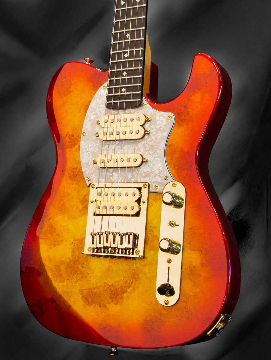 DELLATERA ATW CUSTOM - CHERRY MAGMA BURST - READY TO SHIP – DZPL