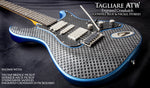 TAGLIARE ATW ENGRAVED CROSSHATCH - GUNHILL BLUE & NICKEL HYBRID - READY TO SHIP