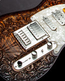 CUSTOM SHOP DELLATERA ATW - WALNUT ENGRAVED SADDLE - READY TO SHIP