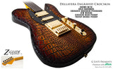 DELLATERA ATW ENGRAVED CROCSKIN