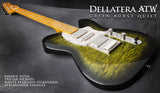 DELLATERA GREEN BURST QUILT ATW - READY TO SHIP