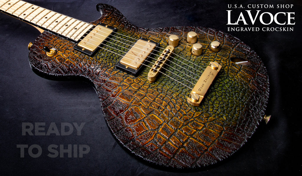 USA LAVOCE BLONDEBOARD - ENGRAVED CROCSKIN - READY TO SHIP – DZPL