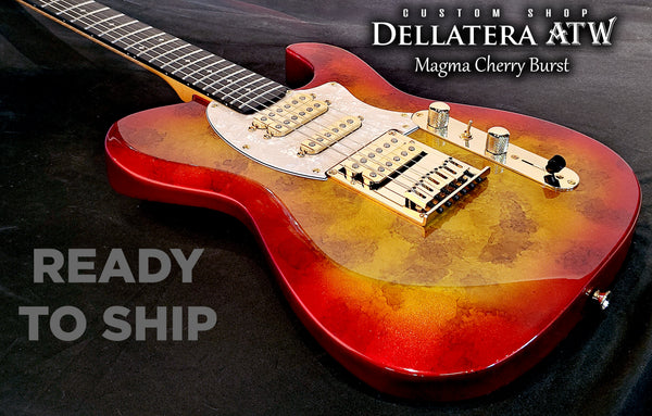 DELLATERA ATW CUSTOM - CHERRY MAGMA BURST - READY TO SHIP – DZPL