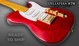 DELLATERA ATW -WINE QUILT - READY TO SHIP