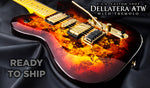 DELLATERA ATW TREMOLO - TOBACCO MAGMA BURST - READY TO SHIP