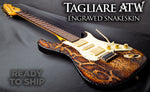 Tagliare ATW Engraved Snakeskin - Ready To Ship