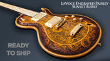 LAVOCE ENGRAVED PAISLEY - SUNSET BURST - READY TO SHIP