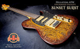 DELLATERA ATW ENGRAVED PAISLEY - SUNSET BURST