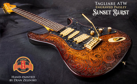 Tagliare ATW Engraved Paisley - Sunset Burst