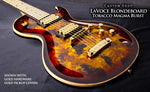 LaVoce Blondeboard Custom - Tobacco Magma Burst